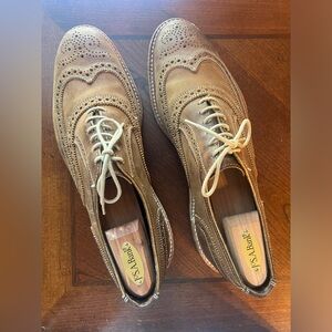 Allen Edmonds Tan Neumok Wingtip Oxfords 11 EEE
